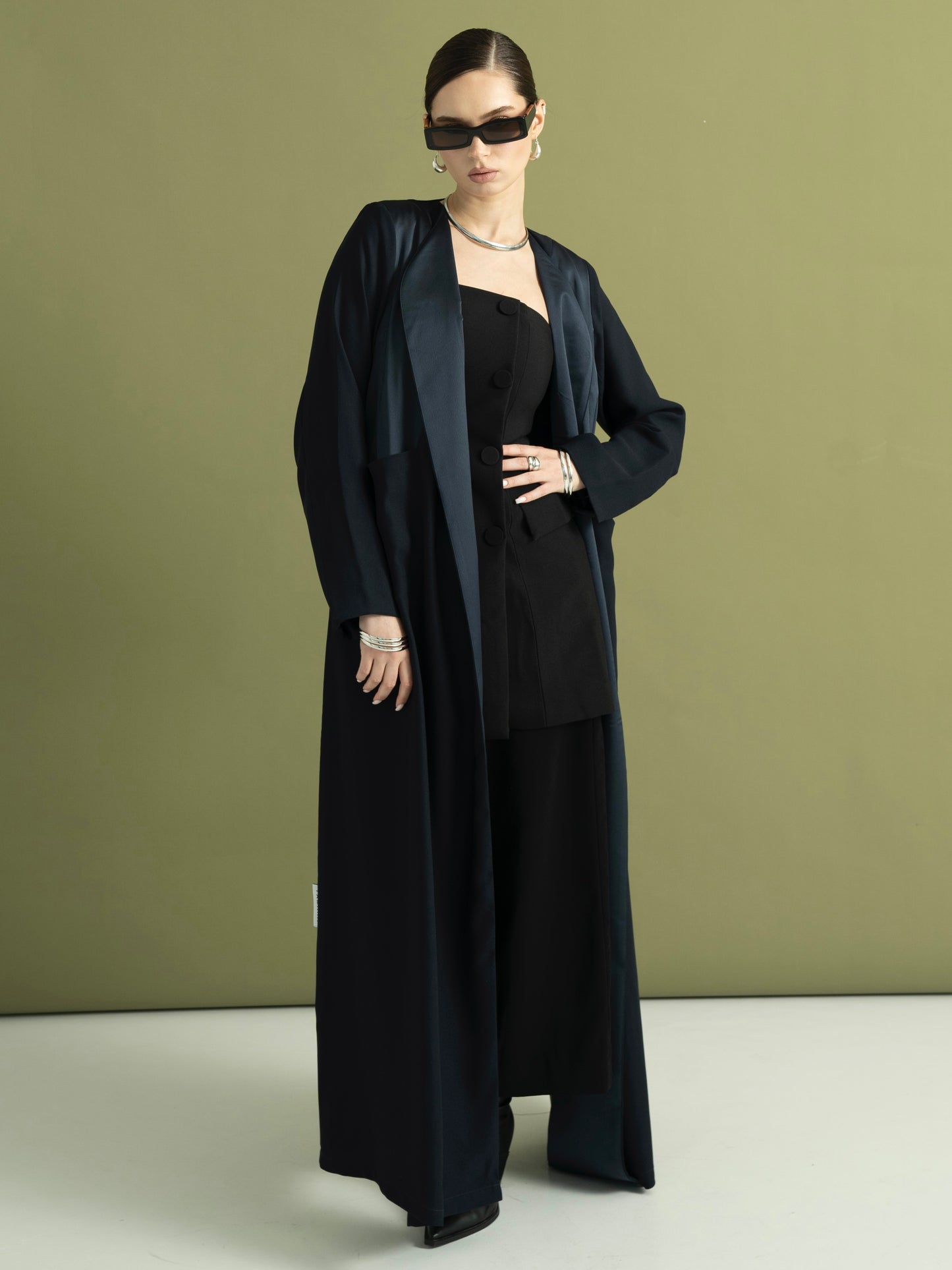 CREPE SILK BLUE