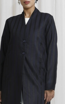 Lined linen Navy Blue