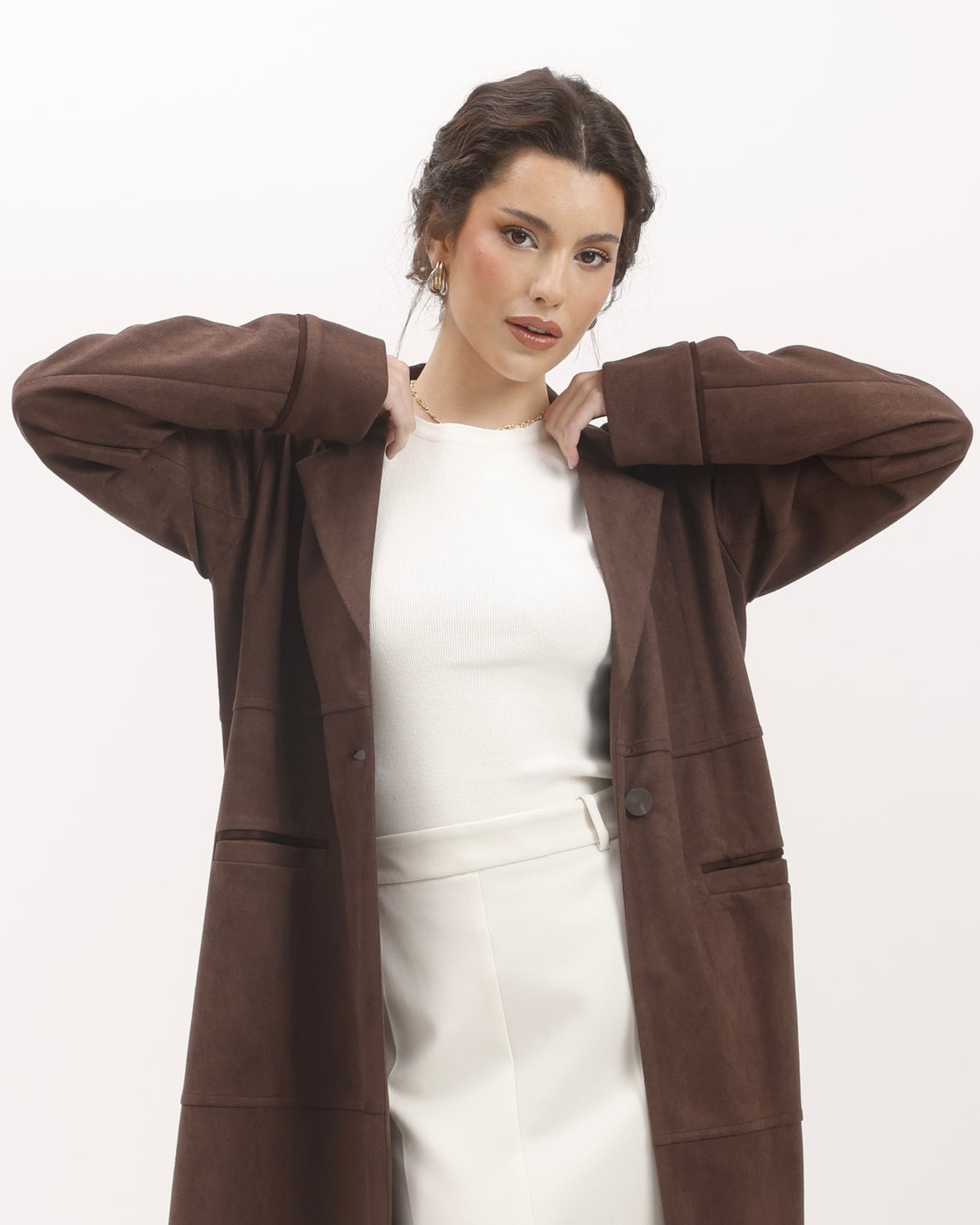 Brown Suede