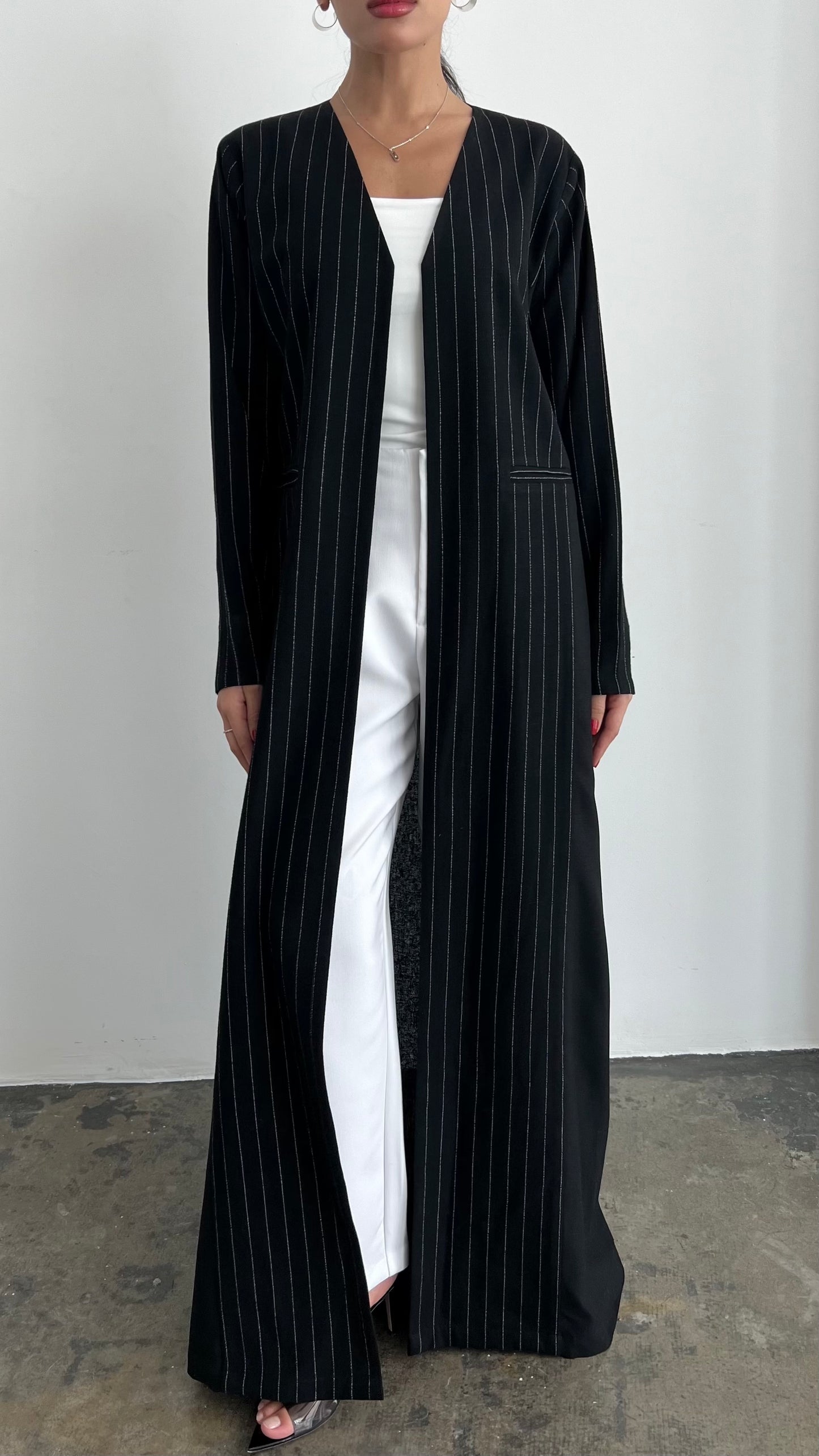 Two linen black