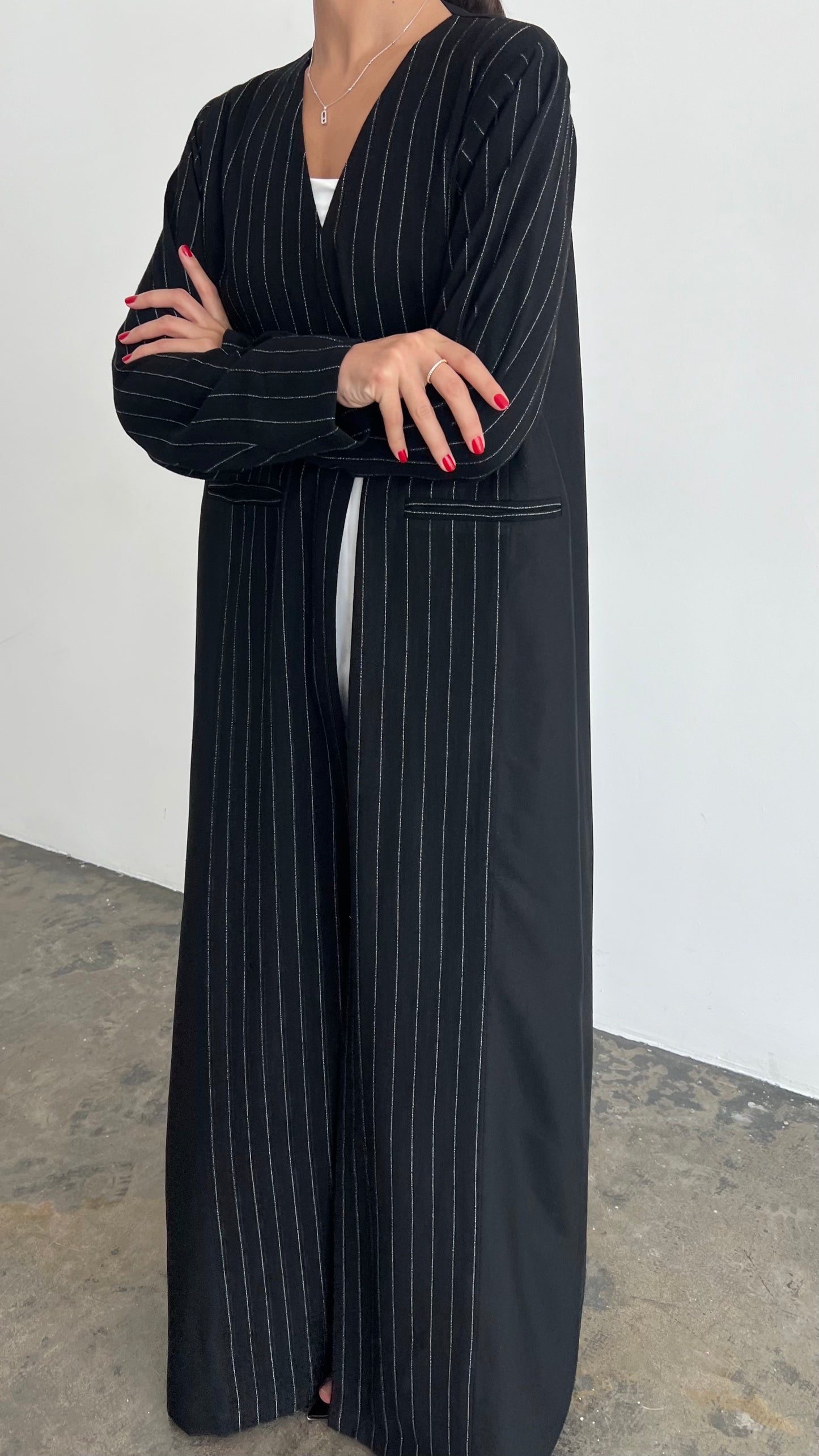 Two linen black