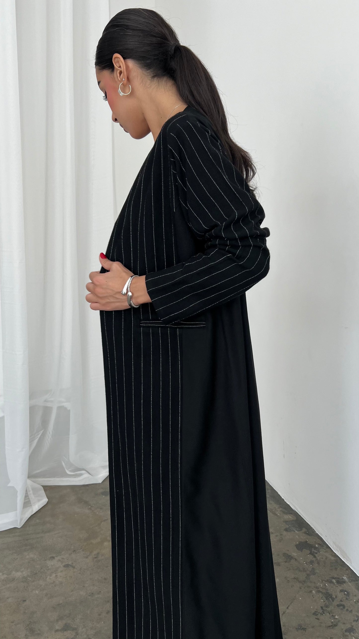 Two linen black