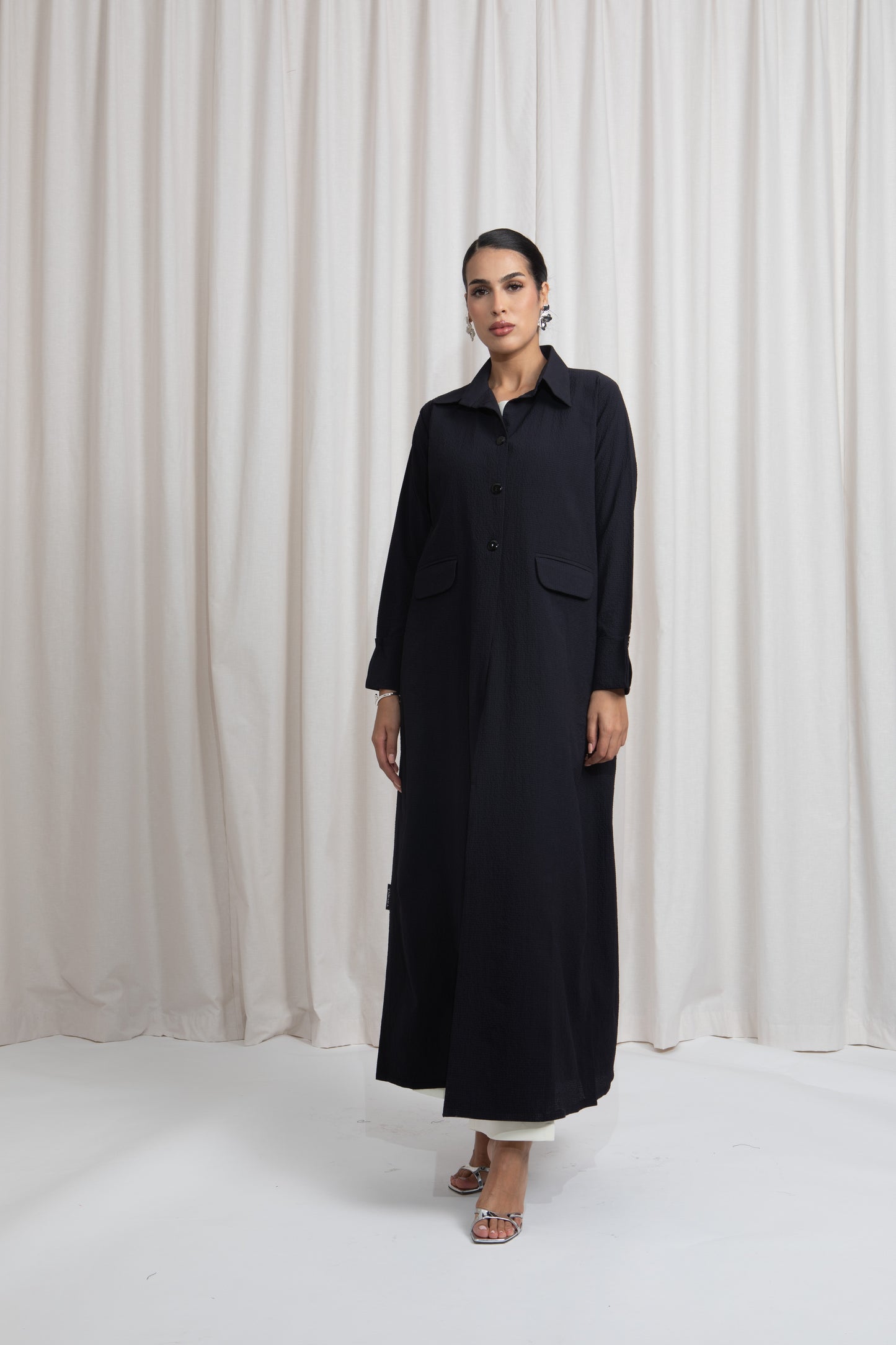 Texture fabric black