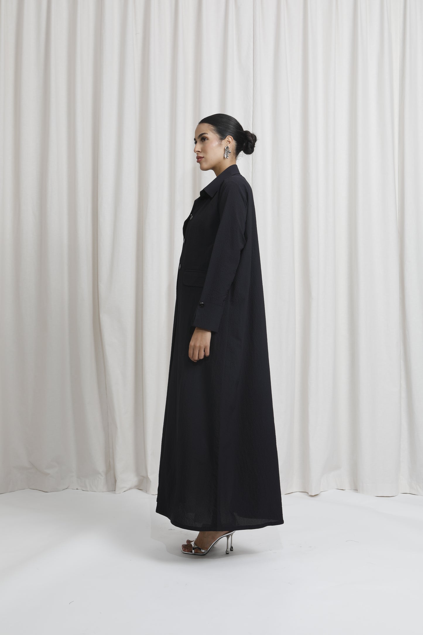 Texture fabric black
