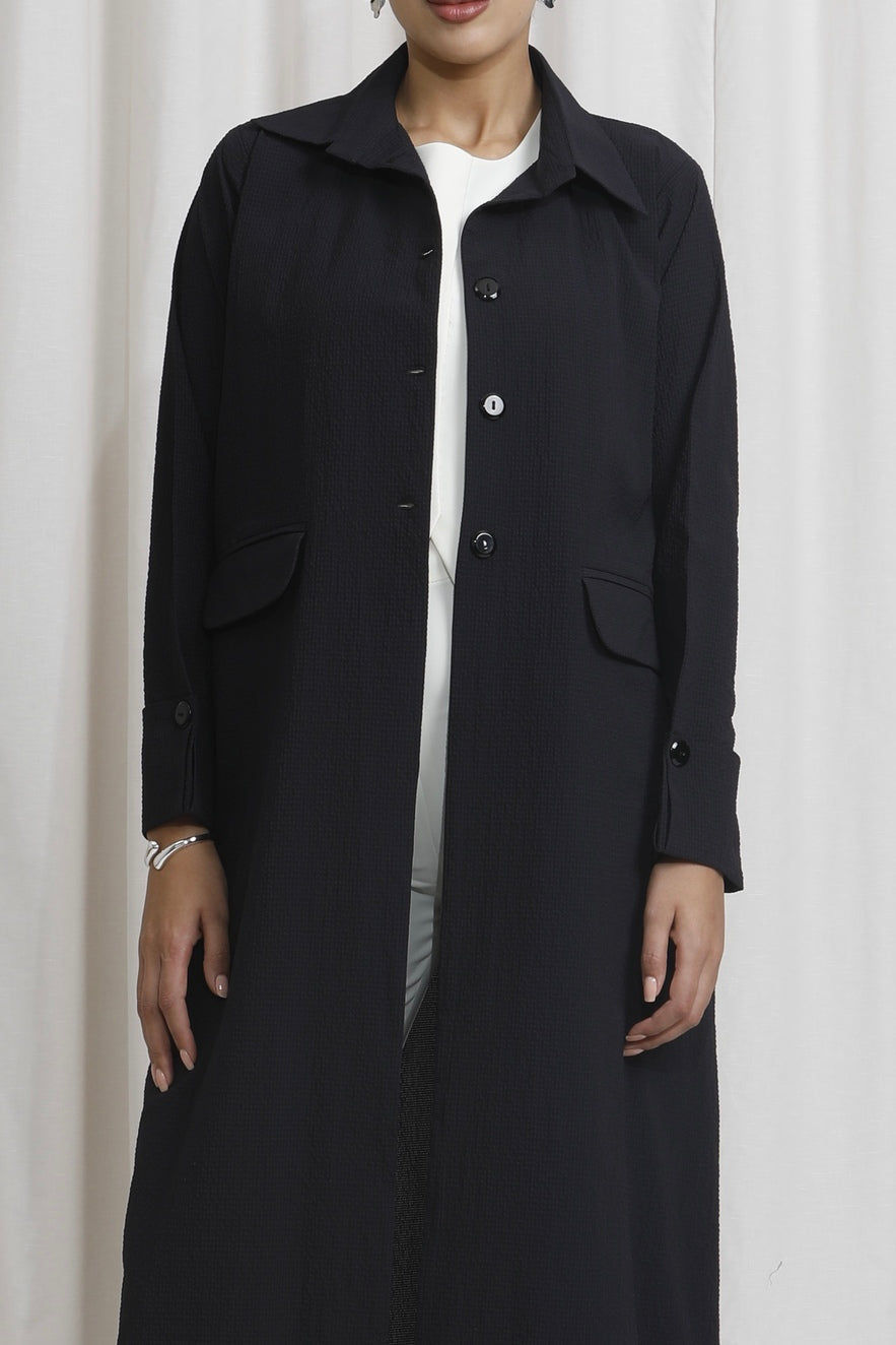 Texture fabric black