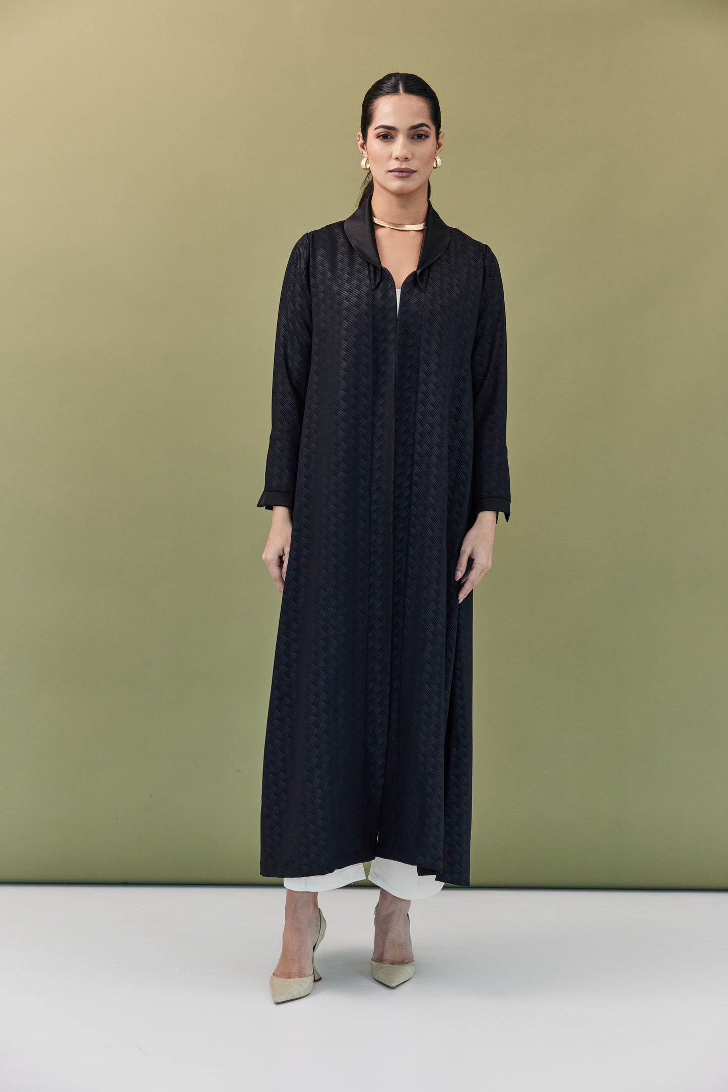 A - BLACK PATTERNED