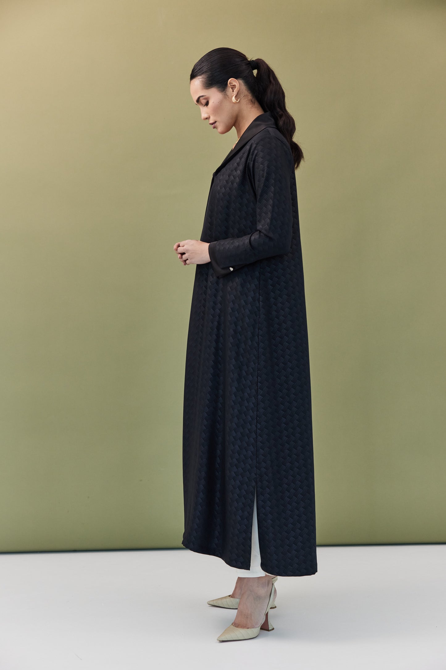 A - BLACK PATTERNED