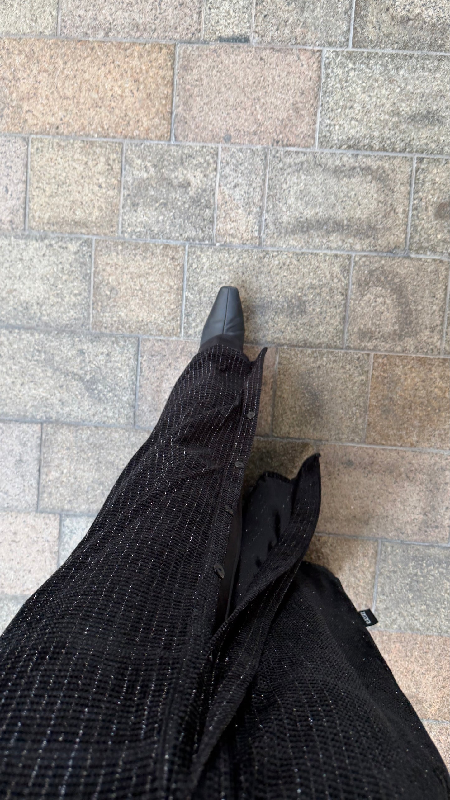 Shinny blouse abaya