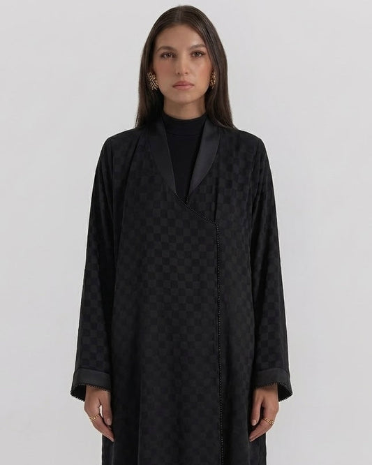 black checkerboard